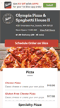 Mobile Screenshot of olympiapizzaseattle.com